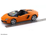 Lamborghini Aventador Roadster orange 1:24 MSZ licensed diecast Scale Model car collectible