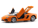Lamborghini Aventador Roadster orange 1:24 MSZ licensed diecast Scale Model car collectible