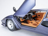 Pre Order : Lamborghini Countach LP 5000 Quattrovalvole blue 1:18 Kyosho Premium Licensed Diecast Scale Model