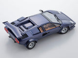 Pre Order : Lamborghini Countach LP 5000 Quattrovalvole blue 1:18 Kyosho Premium Licensed Diecast Scale Model