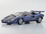 Pre Order : Lamborghini Countach LP 5000 Quattrovalvole blue 1:18 Kyosho Premium Licensed Diecast Scale Model