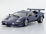 Pre Order : Lamborghini Countach LP 5000 Quattrovalvole blue 1:18 Kyosho Premium Licensed Diecast Scale Model