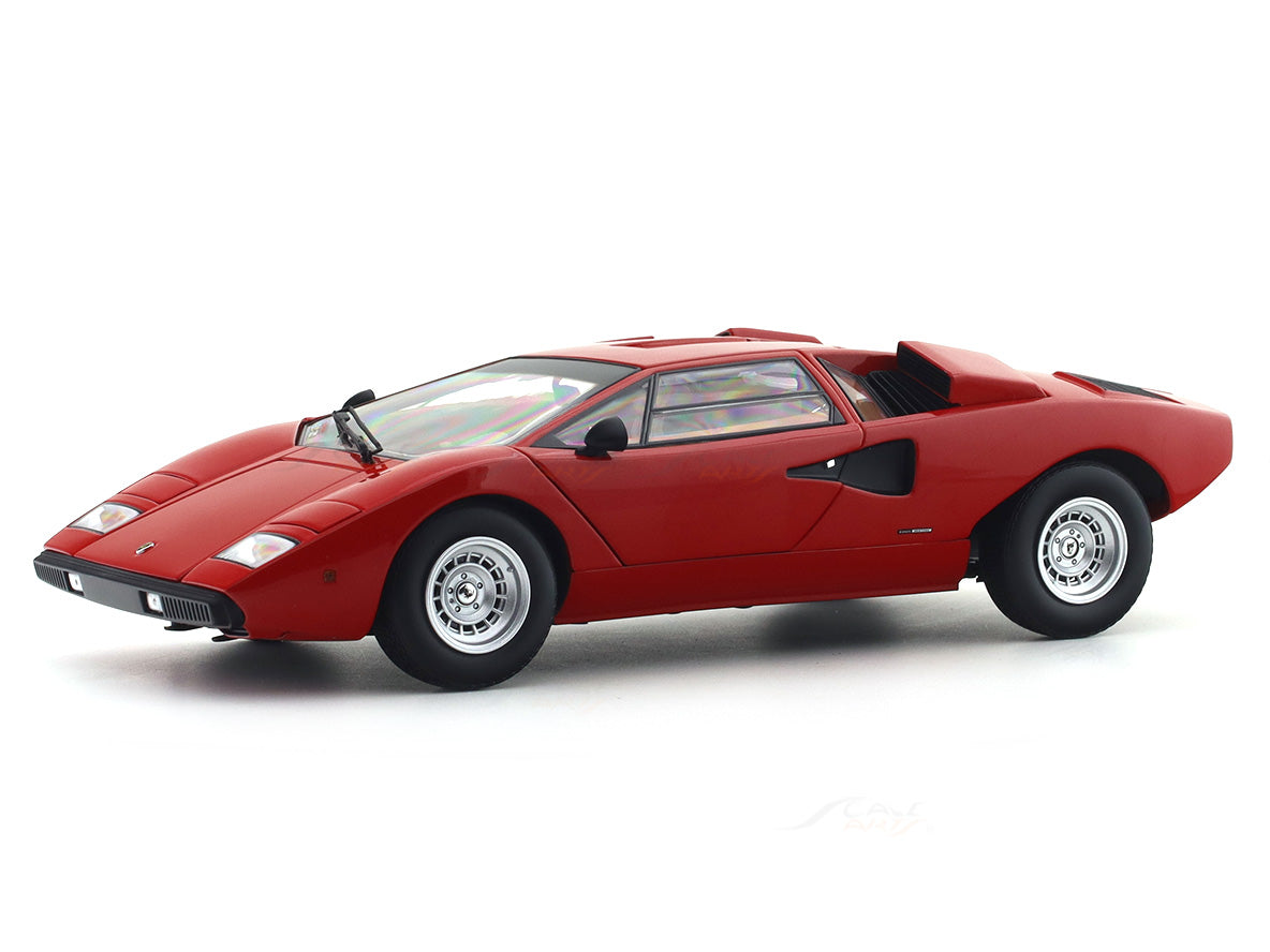 Kyosho 1:18 Lamborghini Countach LP400 赤 Lamborghini Countach LP400 Red 1:18 Kyosho Premium Licensed Diecast Sc
