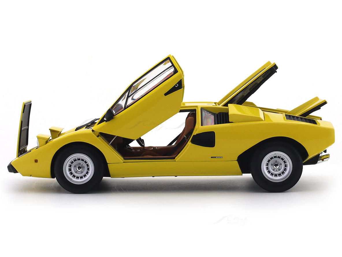 Lamborghini Countach LP400 Yellow 1:18 Kyosho Premium Licensed