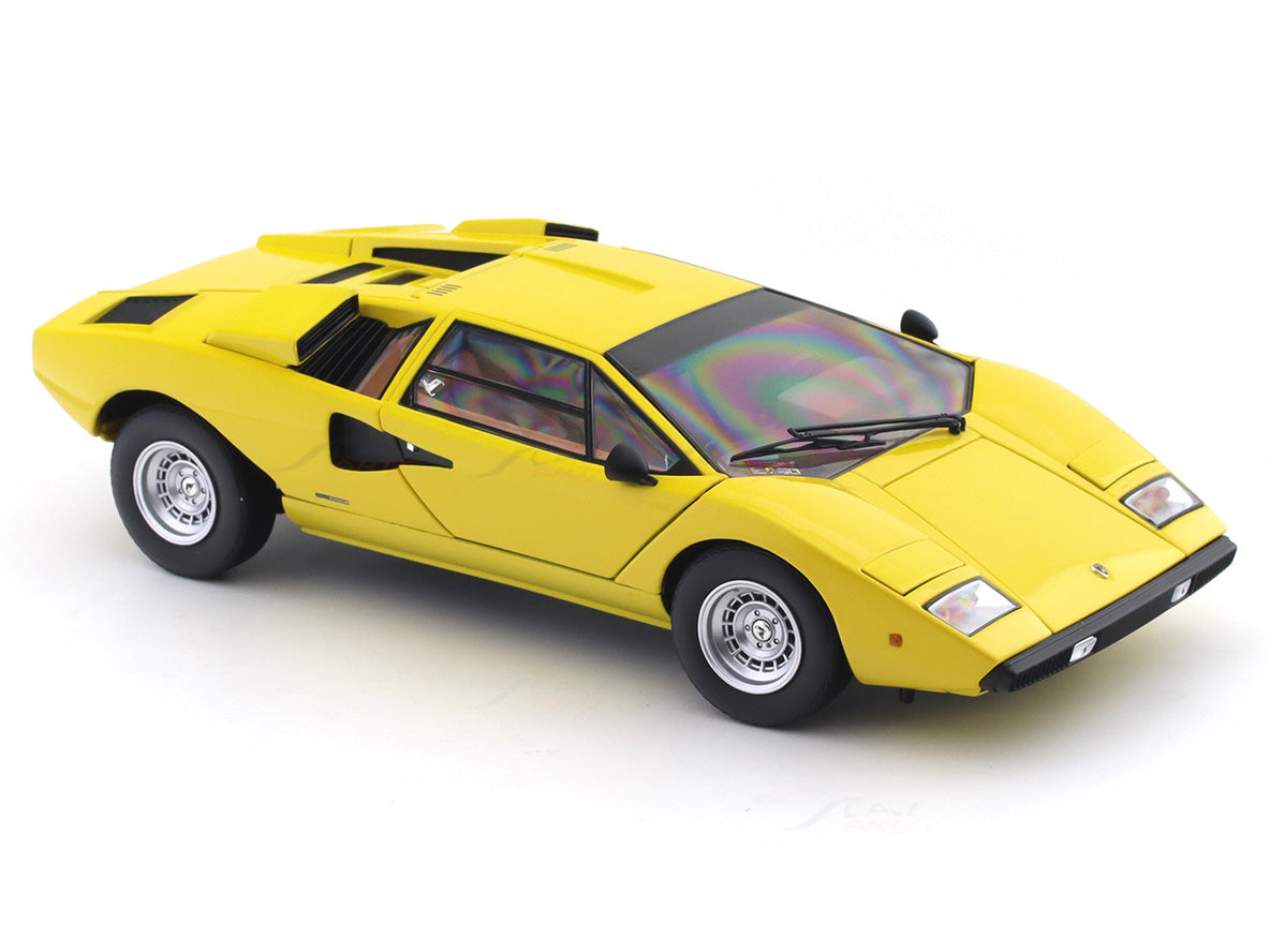 Lamborghini Countach LP400 Yellow 1:18 Kyosho Premium Licensed
