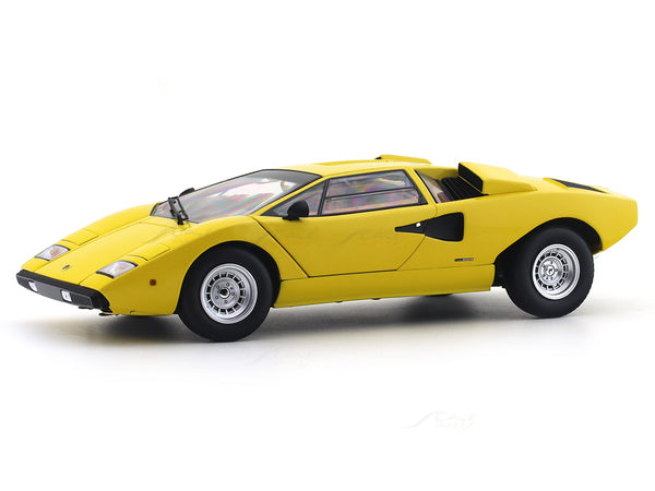 Lamborghini Countach LP400 Yellow 1:18 Kyosho Premium Licensed Diecast Scale Model Car Collectible