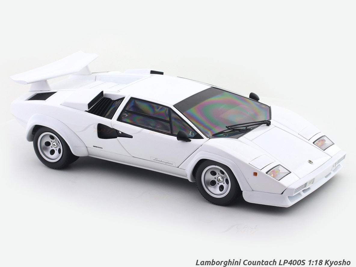 Lamborghini Countach LP400S White 1:18 Kyosho Premium Licensed Diecast