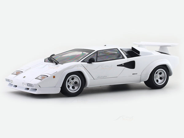 Lamborghini Countach LP400S White 1:18 Kyosho Premium Licensed Diecast Scale Model Car Collectible