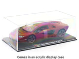Lamborghini Countach LPI 800-4 red 1:24 Bburago with Acrylic Case Licensed Diecast Scale Model Car Collectible