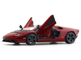 Lamborghini Countach LPI 800-4 red 1:24 Bburago with Acrylic Case Licensed Diecast Scale Model Car Collectible