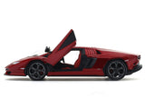 Lamborghini Countach LPI 800-4 red 1:24 Bburago with Acrylic Case Licensed Diecast Scale Model Car Collectible