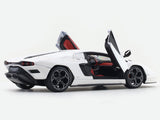 Lamborghini Countach LPI 800-4 white 1:24 Bburago with Acrylic Case Licensed Diecast Scale Model Car Collectible