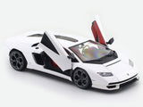 Lamborghini Countach LPI 800-4 white 1:24 Bburago with Acrylic Case Licensed Diecast Scale Model Car Collectible