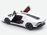 Lamborghini Countach LPI 800-4 white 1:24 Bburago with Acrylic Case Licensed Diecast Scale Model Car Collectible