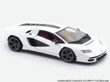 Lamborghini Countach LPI 800-4 white 1:24 Bburago with Acrylic Case Licensed Diecast Scale Model Car Collectible