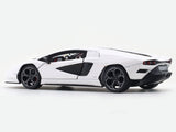 Lamborghini Countach LPI 800-4 white 1:24 Bburago with Acrylic Case Licensed Diecast Scale Model Car Collectible