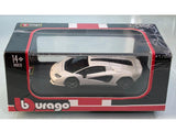 Lamborghini Countach LPI 800-4 white 1:64 Bburago Licensed Diecast Scale Model Car Collectible