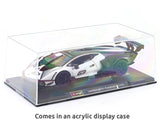 Lamborghini Essenza SCV12 White 1:24 Bburago with Acrylic Case Licensed Diecast Scale Model Car Collectible