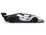 Lamborghini Essenza SCV12 White 1:24 Bburago with Acrylic Case Licensed Diecast Scale Model Car Collectible