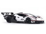 Lamborghini Essenza SCV12 White 1:24 Bburago with Acrylic Case Licensed Diecast Scale Model Car Collectible