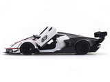 Lamborghini Essenza SCV12 White 1:24 Bburago with Acrylic Case Licensed Diecast Scale Model Car Collectible