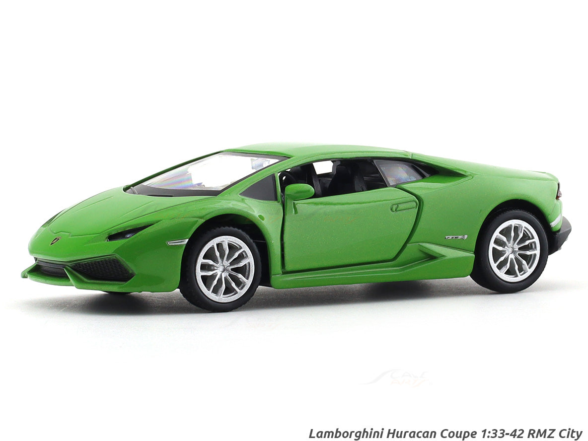 Lamborghini Huracan Coupe green 1:33-42 RMZ City licensed pull