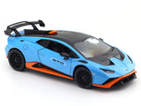 Lamborghini Huracan STO Blue 1:24 MSZ licensed diecast Scale Model car collectible