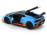 Lamborghini Huracan STO Blue 1:24 MSZ licensed diecast Scale Model car collectible