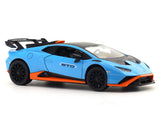 Lamborghini Huracan STO Blue 1:24 MSZ licensed diecast Scale Model car collectible