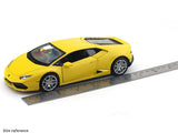Lamborghini Huracán Yellow 1:24 Maisto Licensed Diecast Scale Model Car Collectible