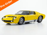 PreOrder : Lamborghini Miura P400 yellow 1:18 Kyosho diecast scale model car collectible