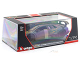Lamborghini Murcielago LP670-4 SV China Edition with Acrylic Case 1:24 Bburago Licensed Diecast Scale Model Car Collectible