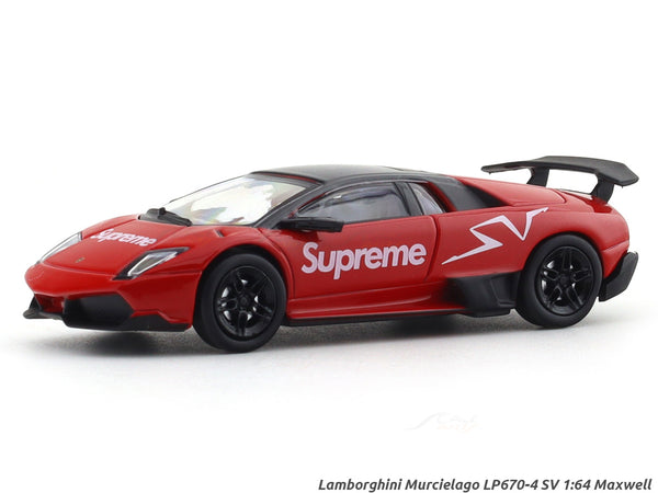 Lamborghini Murciélago LP670-4 SV Supreme Front View – 1:64 Maxwell Diecast Model