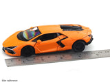 Lamborghini Revuelto orange 1:33-42 RMZ City licensed pull back car scale model