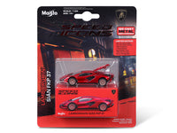 PreOrder : Lamborghini Sian FKP 37 red 1:64 Maisto licensed diecast scale model car