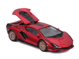 PreOrder : Lamborghini Sian FKP 37 red 1:64 Maisto licensed diecast scale model car