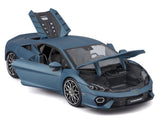 Lamborghini Temerario Blue 1:18 Bburago Licensed Diecast Scale Model Car Collectible
