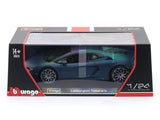 Lamborghini Temerario Blue with Clear Case 1:24 Bburago Licensed Diecast Scale Model Car | Hybrid Supercar Collectible | Buy in India