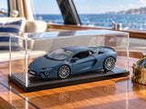 Lamborghini Temerario Blue with Clear Case 1:24 Bburago Licensed Diecast Scale Model Car | Hybrid Supercar Collectible | Buy in India