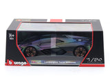 Lamborghini Terzo Millennio Matte Grey with Clear Case 1:24 Bburago Licensed Diecast Scale Model Car | Concept Collectible | Buy in India