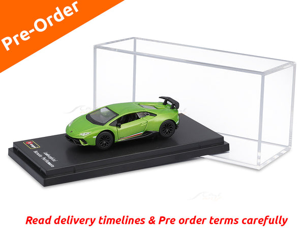 PreOrder : Lamborghini Huracan Performante Green 1:64 Bburago licensed diecast scale model car collectible