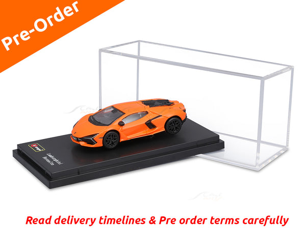PreOrder : Lamborghini Revuelto Orange 1:64 Bburago licensed diecast scale model car collectible