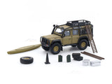 Land Rover Defender 110 Brown 1:64 Decode Diecast Scale Model Car Collectible | British 4x4 SUV | Buy in India
