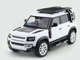Land Rover Defender 110 White 1:18 HMB Licensed Diecast Scale Model SUV Collectible | British 4x4 | Buy in India