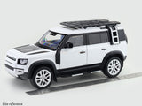 Land Rover Defender 110 White 1:18 HMB Licensed Diecast Scale Model SUV Collectible | British 4x4 | Buy in India