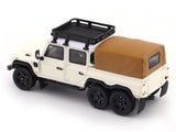 Land Rover Defender 6x6 off white 1:64 GCD diecast scale model car miniature collectible