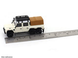 Land Rover Defender 6x6 off white 1:64 GCD diecast scale model car miniature collectible