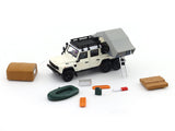 Land Rover Defender 6x6 off white 1:64 GCD diecast scale model car miniature collectible