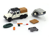 Land Rover Defender 6x6 off white 1:64 GCD diecast scale model car miniature collectible