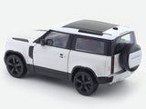 Land Rover Defender 90 white 1:24 Welly Licensed Diecast Scale Model Car Collectible